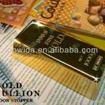 Promotion gift Gold bullion door stop