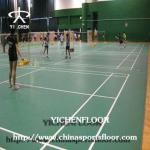 Pure virgin PVC plastic flooring for badminton /Fustal/Gym/sports flooring YC011