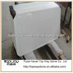 Pure white marble/Crystallized Glass stone TW---A001