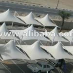 PVC CAR PARKING SHADES 900/gm/m2