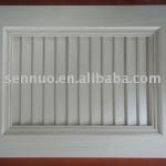 PVC overlaid MDF wrapping shutters kitchen cabinet door 60H-P114