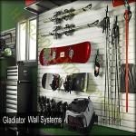 pvc slatwall panel ---Gladiator wall systems