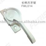 pvc window hardware long moonshape window lock FWL014 FWL014