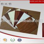 PVC wooden grain decorative sheet for door plate VCM