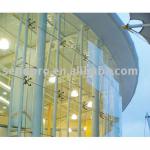 PVDF treatment aluminium curtain walls with low-e reflevtive glass for building HJC-01