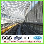 railway crossing barrier/ Noise aluminum barrier highway/ railway sound barrier