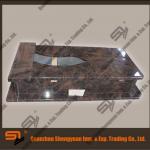 red granite tombstone headstone gravstone design SY-show 2