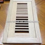 red oak unfinished flush mounted floor vent