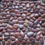 Red Polished pebble stone,Red river pebble stone EG-00094