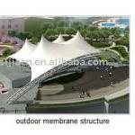 reinforced polyester PVC Fabric Membrane Structure PVC Fabric Membrane Structure MS-05