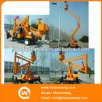 Rent outdoor use articulated trailer boom lift SAB-D14