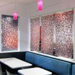 Restaurant partition eco resin panel OR0151D