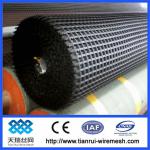 Road Construction Material Warp Knitting Polyester Geogrid TR100