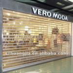 Rolling Shutters Manufacturer - Vertical polycarbonate transparent roller shutter ETR-116