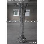 Roman columns decorative silver wedding vases(MS-141) MS-141