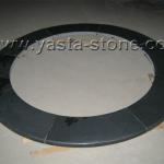 Round Black Curbstones Basalt G684 Curbstones