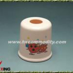 round shaped plastic bathtroom roll napkin holder HX0012319