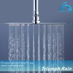 round ultrathin stainless steel rain shower head JFQ013CP-S