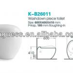 Round washdown piece toilet (K-B26011) K-B26011