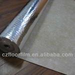 rubber acoustic waterproof underlayment with silver film or PE film rubber underlay,EPE20-2/EPE20-4/EPE20-L/EPE30-4/EP