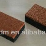 rubber tiles 50mm rubber tiles(sandwich system)60mm