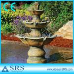 Rusty stone outdoor fountain GD019