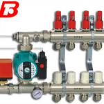 Safe automatic valve manifold for floor heating system BF02