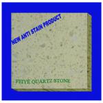 sand yellow anti stain quartz table top stone FY-2205