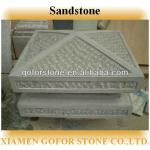 Sandstone pillar caps, sandstone tile Gofor- sandstone