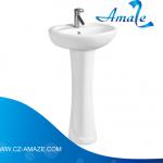 Sanitary ware Bathroom ceramic pedestal basin p 313