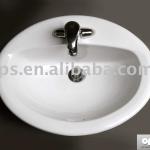 Sanitary Ware - Oval Drop-In Lavatory / Sink L-1290