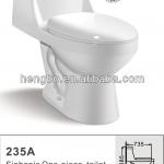 sanitary ware siphonic one-piece toilet 235a 235A