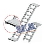 Scaffolding System-Aluminium Step Stair S-AS3072