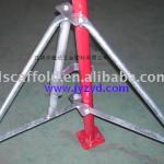 Scaffolding tripod prop holder round