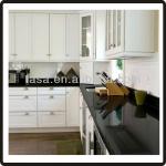 Scratch resistant black crystal kitchen top quartz stone FS1081