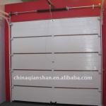 sectional garage door with polyurethane foam and CE finger protection