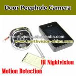 Security PIR detection door peephole camera with 2.8 touch lcd and video recorder ND-1009