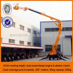 Self-propelled Articulated Boom Lift, 16.5M Aerial Access Work Platforms JKT-16.5