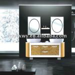 Selling Well Luxurious Double Sink Bathroom Vanity Cabinet WX-1076