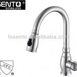 SENTO antique faucet stainless steel kitchen faucet with pull-down sprayer UPC NSF certified C-68