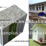 SHANGHAI low COST fast-installed eps cement Sandwich wall panel prefabricated house 1000*3000*100mm