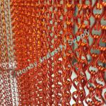 Shop Malls Application Red Color Aluminum Chain Link Screens S31127B