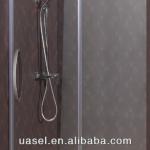 shower enclosure door with stain silver,silver luster D-3383