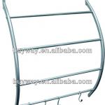 Silver OVER THE DOOR TOWEL RACK TR020