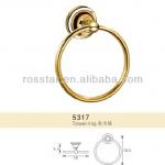 simple bathroom gold plated Towel Ring 5317