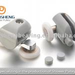 Single and Double plastic shower door rollers HS002