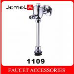 Single Handle Dual hole Wall Mounted Chrome Plating Flash Valve 1109