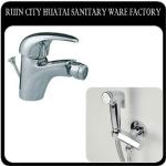 single lever brass chrome plated bidet faucet with shower HT-1622