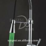 Single Lever Pull-Out LED Spring Kitchen Faucet S-153