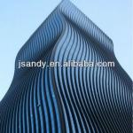 skyscraper aluminum glass curtain wall multiple